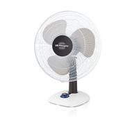 Orbegozo TF 0133, Ventilador de sobremesa, oscilante, 3 velocidades, diámetro hélice 30 cm, asa, 40 W, asa de transporte y rejilla de seguridad, piloto luminoso LED, color blanco