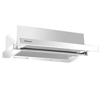 Orbegozo TL 06260 A BL - Campana extractora, 60 cm, 2 bombillas LED, extracción 302 m3/h, 2 niveles de potencia, 65 W