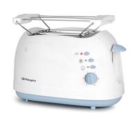 Orbegozo TO 3010 - Tostadora dos rebanadas, función descongelación, parada rápida, carcasa tacto frío, 6 niveles de tostado, indicadores LED, 750 W