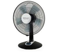 Orbegozo TF 0139 - Ventilador de Sobremesa 45W 2 Velocidades + TURBO Oscilante Negro