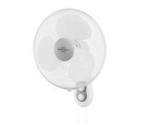 Orbegozo WF 0139 - Ventilador de pared, oscilante, 3 velocidades, temporizador, cabezal inclinable, aspas 40 cm, 40 W, Color Blanco