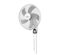 Ventilador de pared 45W 40cm 5 aspas silencioso 3 velocidades oscilante