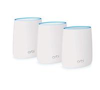 Orbi WiFi RBK53 Sistema de Router y 2 satélites, solución inalámbrica para Casas Grandes en Varios Pisos, Compatible con Todos los módems/routers, Cobertura de hasta 525 m²