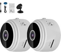 Orbicam Magnetic Mini Security Camera, Orbicam Security Camera, 2024 New Orbicam Magnetic Mini Security Camera, High-Resolution Footage, Can Be Used Anywhere (2pcs White)