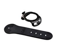 Orbiloc Correa de Goma de Silicona Ajustable de Montaje rápido, Kit de Repuesto para Luces LED de Seguridad, Talla única, Color Negro