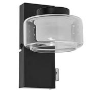 Or plique de pared LED (5,5 W, L x An x Al: 10 x 12 x 15 cm, Negro, 1 ud.)