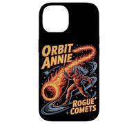 Orbit Annie luchando cometa cuerda de fuego en galaxia estrellada Carcasa para iPhone 14
