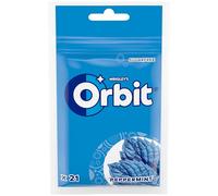 Orbit Bolsa de Chicles Sin Azúcar Sabor Menta, Fresco, Intenso y de Larga Duración en formato Gragea (21 chicles)
