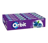 Orbit Chicle Sin Azúcar Sabor Arándanos 30 Paquetes Pack Granel 14g | Chicle sin azúcar con refrescante sabor a arándanos -- formato ideal para la oficina, compartir y tener siempre a mano