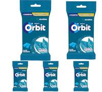 Orbit Chicles Sin Azúcar de Mentol fuerte en grageas, 4x10 uds (Paquete de 5)