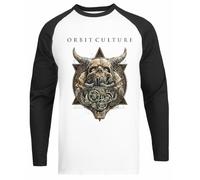 Orbit Culture Heavy Death Camiseta De Béisbol Unisex Blanca Camiseta De Manga Negra