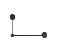 Nowodvorski Lighting Aplique de pared Orbit II 20/40, negro, 2 luces