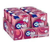 Orbit Refreshers Bote de chicles sin azúcar sabor sandía y frambuesa, 6 cajas de 30 unidades