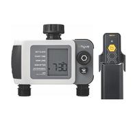 Orbit Temporizador de riego de Manguera Inteligente con concentrador Wi-Fi, Gris