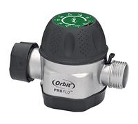 Orbit Temporizador de riego, Metal, Plata, 1 | Temporizador de manguera simple de una sola esfera para un fácil riego programable del jardín con horario de riego ajustable