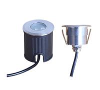 OrbitCob® 1W Mini Foco LED Subacuático Empotrado - Luz de Escalera Ultra Fina, IP68 Impermeable en Acero Inoxidable para Piscina, Jardín, Fuente, Iluminación Exterior de Paisaje(Blanco frío,42mm(DC12V
