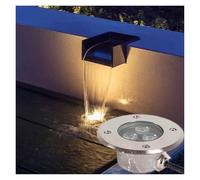 OrbitCob Foco LED Empotrado Suelo Ultra Delgado 3W - Impermeable IP68, Carcasa Acero Inoxidable 330LM, Iluminación Exterior para Piscina, Jardín Subacuático, Terraza, Escaleras(Blanco Frío 6000K,12V)