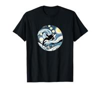 Orca Ballena Océano Animal - Van Gogh Starry Night Style Camiseta