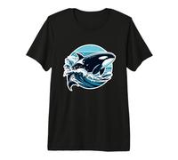 Orca Camisa Ocean Lovers Orcas Hombres Niños Niñas Niños Orca Camiseta Premium
