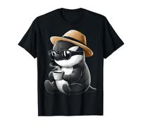 Orca con Gafas de Sol Bebiendo café Camiseta