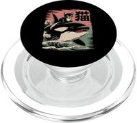 Orca Gato Gatito Japonés PopSockets PopGrip para MagSafe
