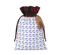 Orca Killer Whale Print - Bolsas reutilizables con cordón para celebraciones, vacaciones, cumpleaños, fiestas, regalos