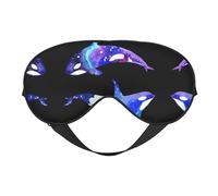 Orca Killer Whale Print - Máscara de ojos ultra suave que bloquea la luz, para una comodidad óptima y un sueño reparador