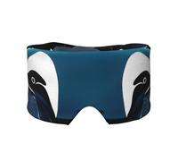 Orca Killer Whale Print - Orejeras para dormir, máscara de ojos para adultos, perfecta para viajes, camping, meditación