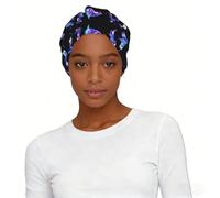 Orca Killer Whale Print - Turbante minimalista para mujer, suave, elástico, impreso, comodidad diaria, pañuelo clásico