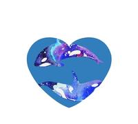 Orca Killer Whale Printing - Ambientador para coche, 10 unidades, hojas perfumadas para colgar