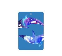 Orca Killer Whale Printing - Ambientador para coche, 10 unidades, hojas perfumadas para colgar
