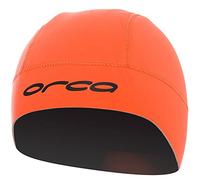 ORCA Open Water Swim Hat - Hi-Vis Orange - Unisex - Materiales - 100% Neopreno
