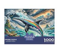 Orca Puzzle De 1000 Piezas Adultos - Wildlife Rompecabezas, Desafiante, Decoración del Hogar, Regalo 38x26cm/1000pcs