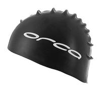 Orca Silicone Swimcap Triathlon Equipamiento Gorras de Natación Negro, Negro, Talla Ãšnica