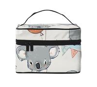 Orcas de acuarelaBolsa de Maquillaje, Bolsa de Cosméticos Portátil para Mujer-Organizador de Cosméticos de Viaje, Regalo para Momentos Especiales