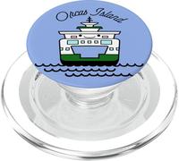 Orcas Island Kawaii Ferry Boat Doodle Islas San Juan PopSockets PopGrip para MagSafe