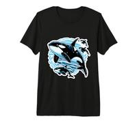 Orcas Ocean Lovers Orcas Hombres Niños Niños Orca Camiseta Premium