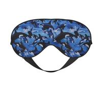 Orcas Orcas Mar, Cubreojos completos Antifaz bloqueador de luz Antifaz para dormir Antifaz suave con los ojos vendados Noche