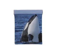 Orcas orcas, Squeeze Top Wallet Bolsa de Almacenamiento para Mujer Monedero pequeño Bolsa de Cambio