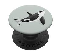 Orcas Rescate Orca Mar Animal Ballena Océano PopSockets PopGrip Adhesivo