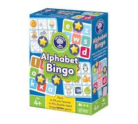 Orchard Toys Alphabet Bingo, juego educativo de aprendizaje temprano para reconocimiento de letras y fonética, 4 formas de jugar, a partir de 4 años
