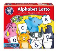 Orchard Toys Alphabet Lotto Game, Learn the Letters of the Alphabet, Fun Memory Game For Children Age 3-6. 4 ways to play! Educational Toy