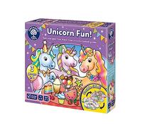 Orchard Toys Juego divertido de unicornio, 3 juegos en 1, juego de valor de parachoques, juegos de combinación y memoria, para niños de 4 a 8 años, regalo de cumpleaños