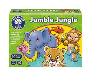 Orchard Toys Jumble Jungle Game, A Fun First Matching Educational Game for Kids Age 2-5.