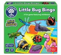 Orchard Toys Little Bug Bingo - Minijuego compacto para niños, niñas y bebés - A partir de 3 años - Viajes de