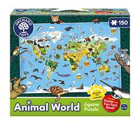 Orchard Toys- Mundo Animal Rompecabezas, Multicolor (300)