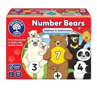 Orchard Toys Number Bears - Juegos de matemáticas para Que los niños aprendan sumas y restas y Enlaces de números a 20, Primer Juego de Mesa para niños, Hace Que el Aprendizaje de matemáticas Sea