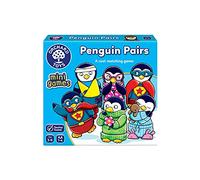 Orchard Toys Penguin Pairs Mini Game, Small and Compact, Travel Game, Holiday Game, Matching Game, Educational Game for Children Age 3-6