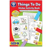 Orchard Toys Things To Do Sticker Colouring Book, Educational Colouring and Activity Book, Perfect for Kids Age 5 Years +, Ideal for Parties