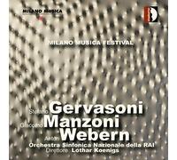 Varios - Milano Musica Festival Vol. 3: Gervasoni, Manzoni, Webern / Orchestra Sinfonica Della Rai - Koenigs